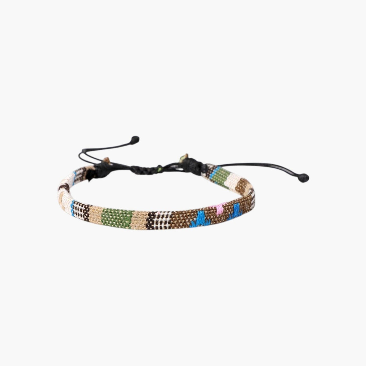 Pulseira Étnica com Padrão Colorido