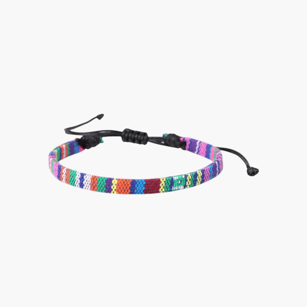 Pulseira Étnica com Padrão Colorido