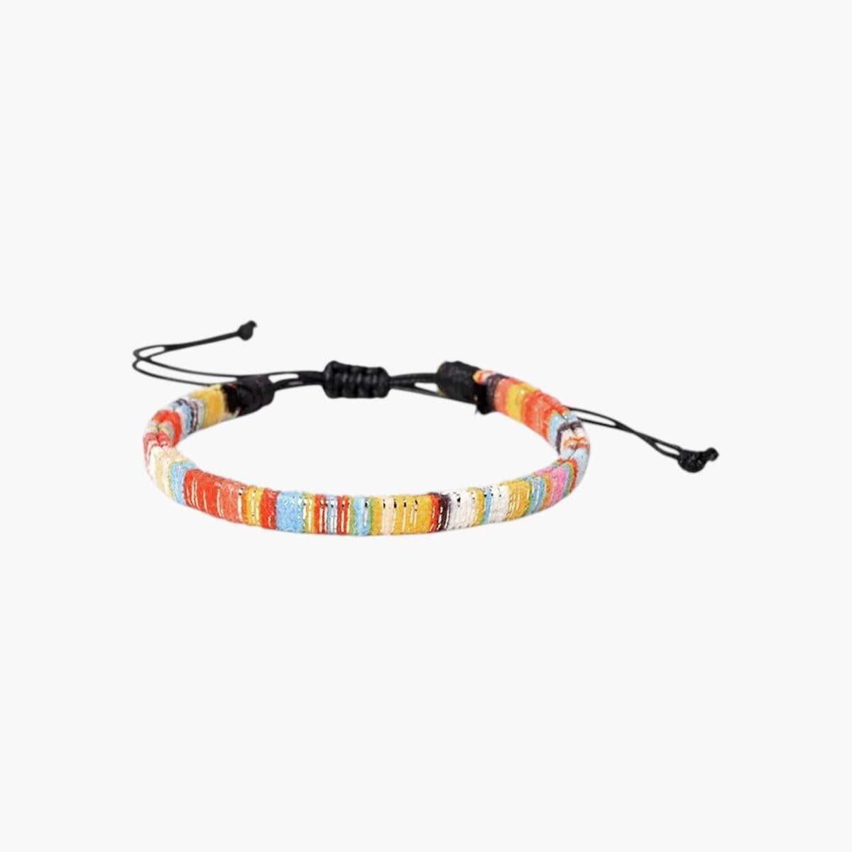 Pulseira Étnica com Padrão Colorido
