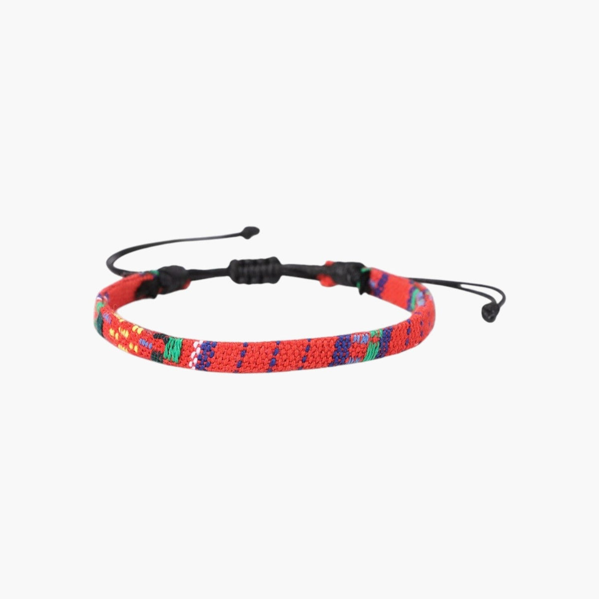 Pulseira Étnica com Padrão Colorido