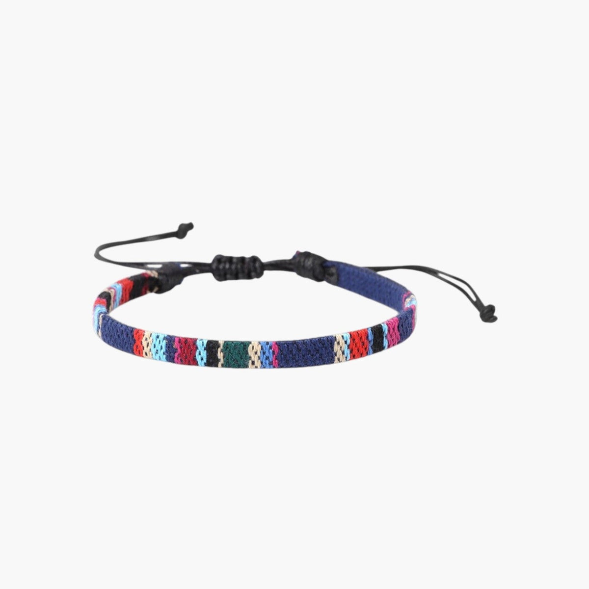 Pulseira Étnica com Padrão Colorido