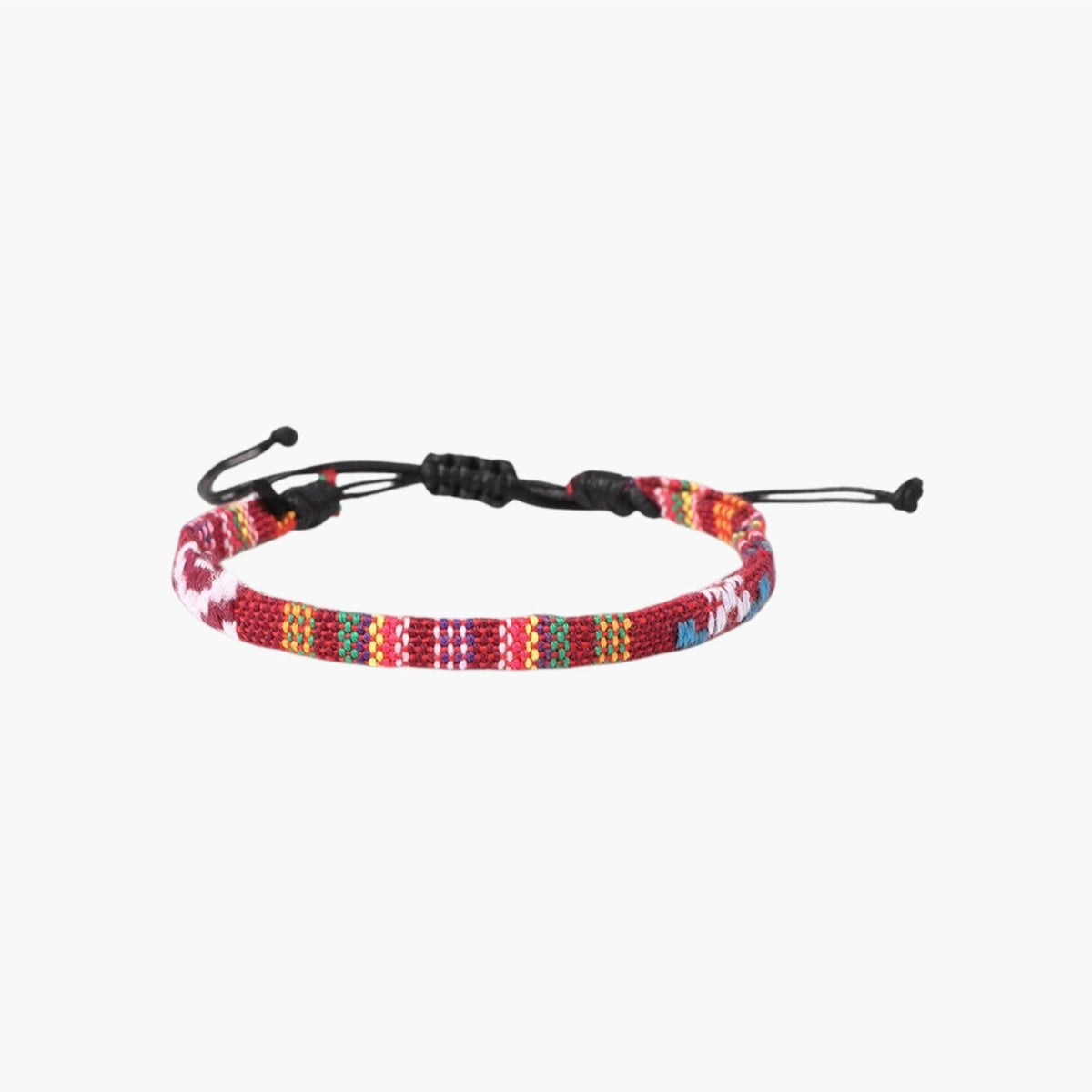 Pulseira Étnica com Padrão Colorido