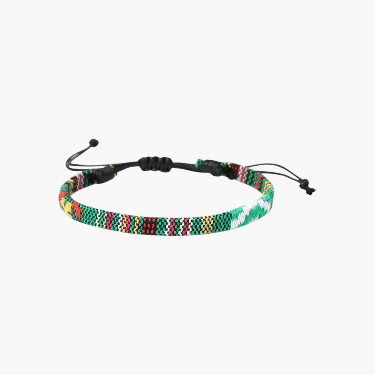 Pulseira Étnica com Padrão Colorido