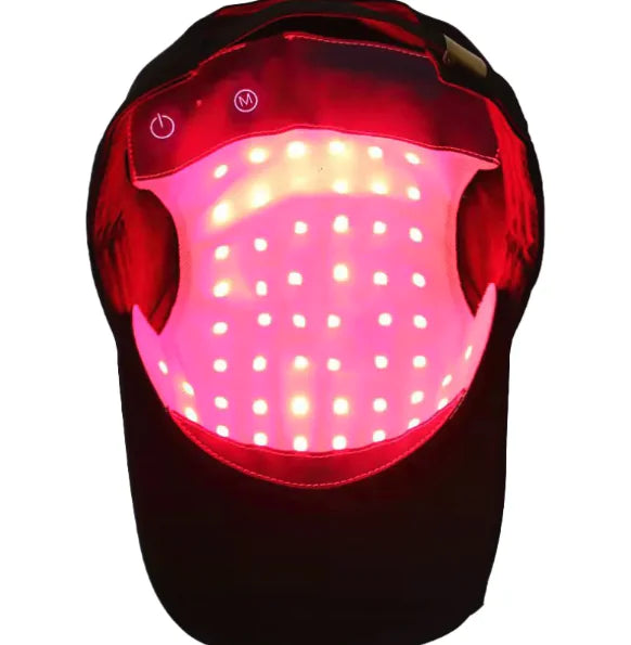 LED Hair Growth Therapy Cap with Red & Blue Light – Stimulates Regrowth and Helps Reduce Chemotherapy-Related Hair Loss