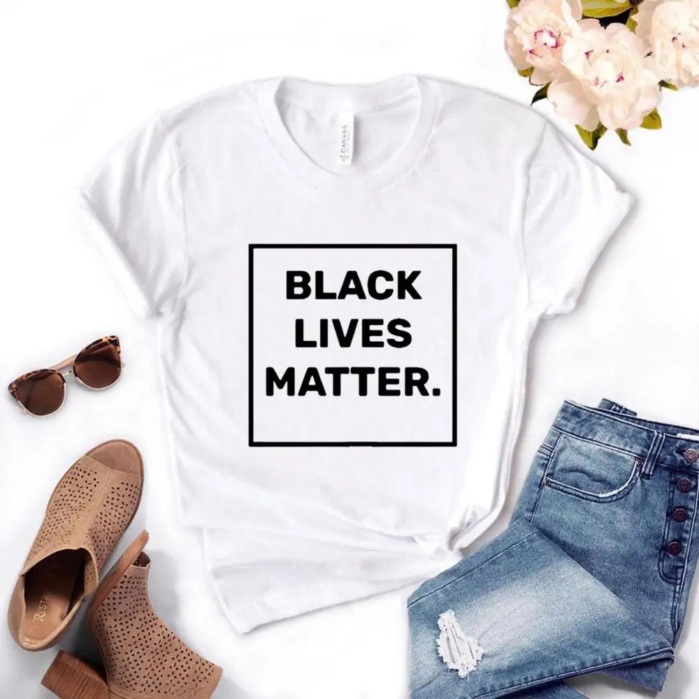 Black Lives Matter Women's Cotton T-Shirt
