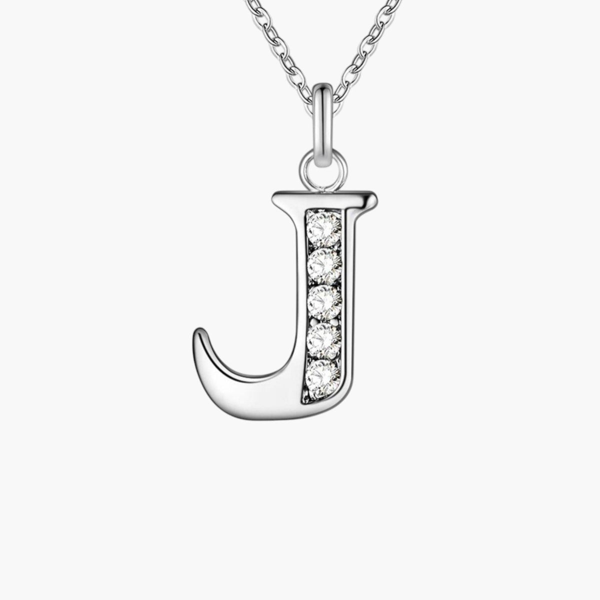 Colar Letra com Zircónias