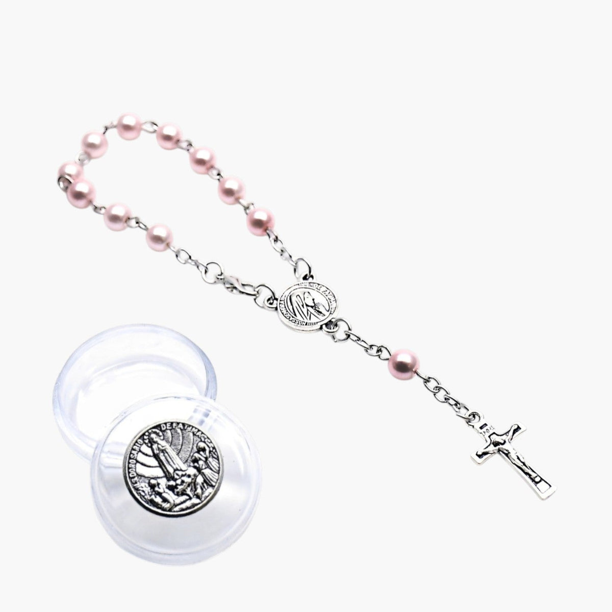 Pulseira Rosário com Cruz