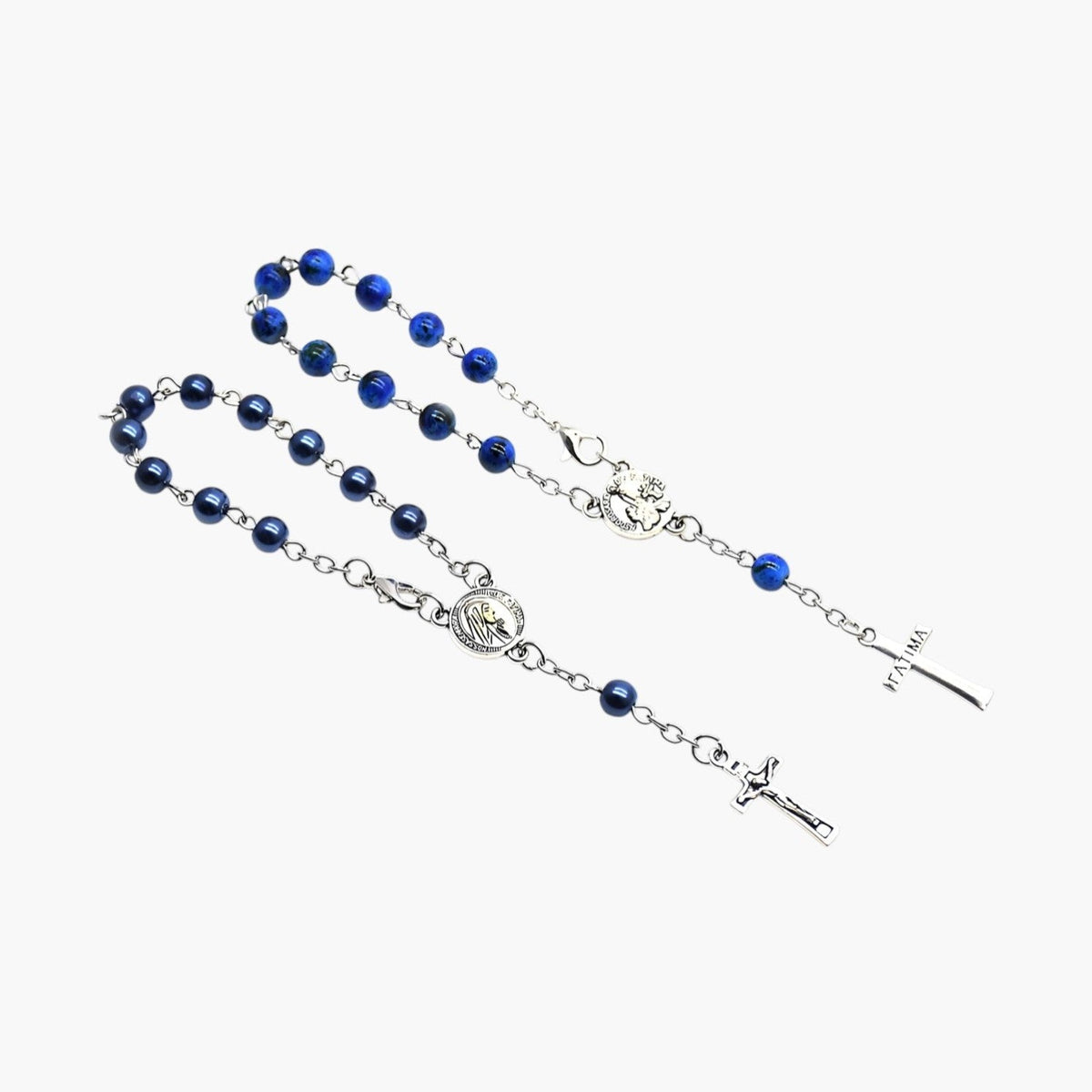 Pulseira Rosário com Cruz