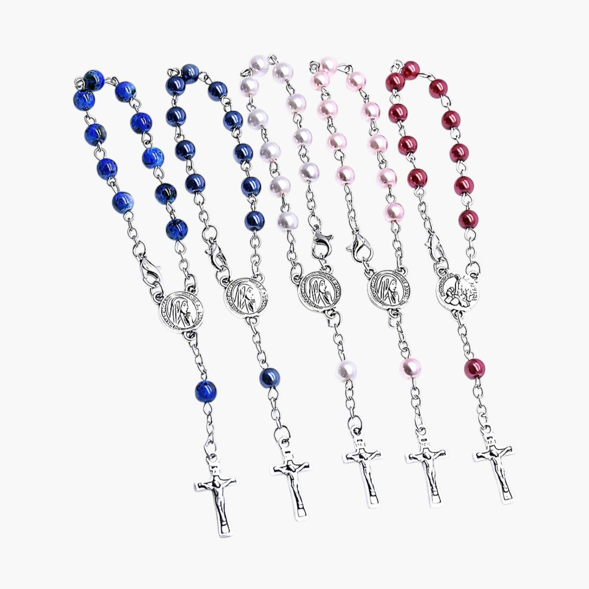Pulseira Rosário com Cruz