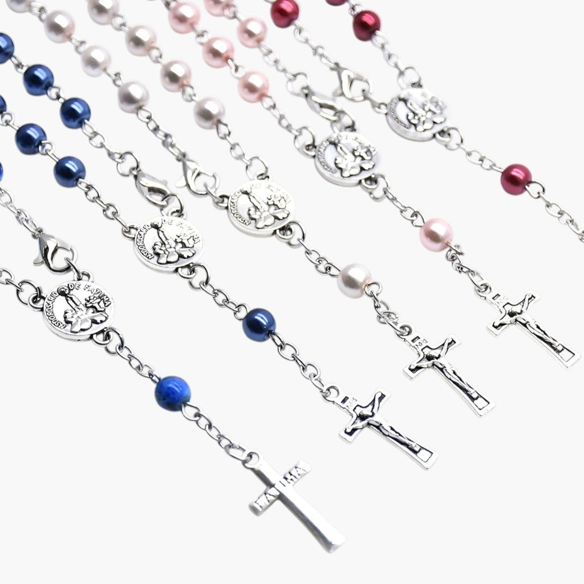 Pulseira Rosário com Cruz