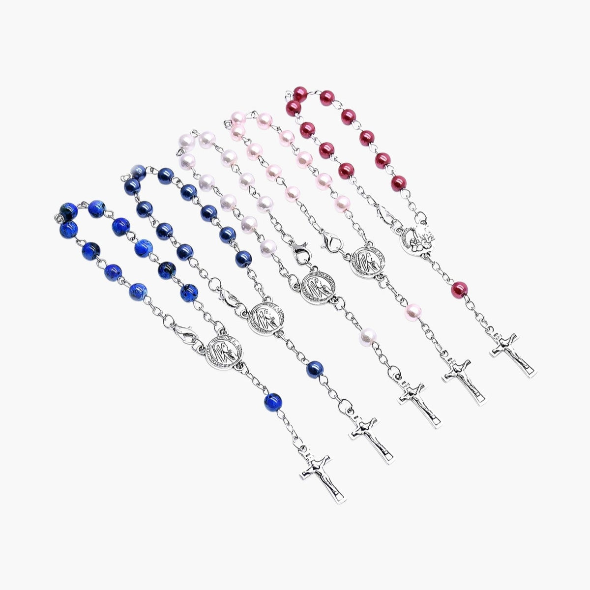 Pulseira Rosário com Cruz