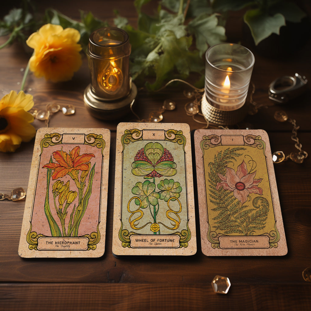 Botanica Oculta Tarot Deck: 78+2 Cards & Guidebook on Plant Magic & Herbal Symbolism