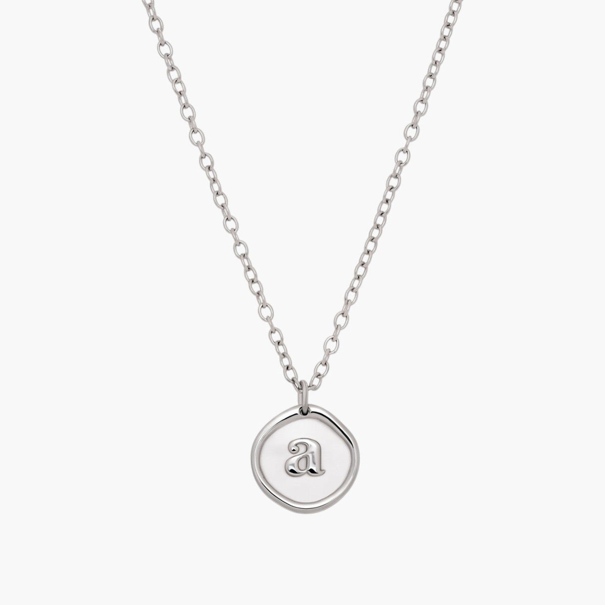 Colar em Aço Inoxidável com Letra Personalizada