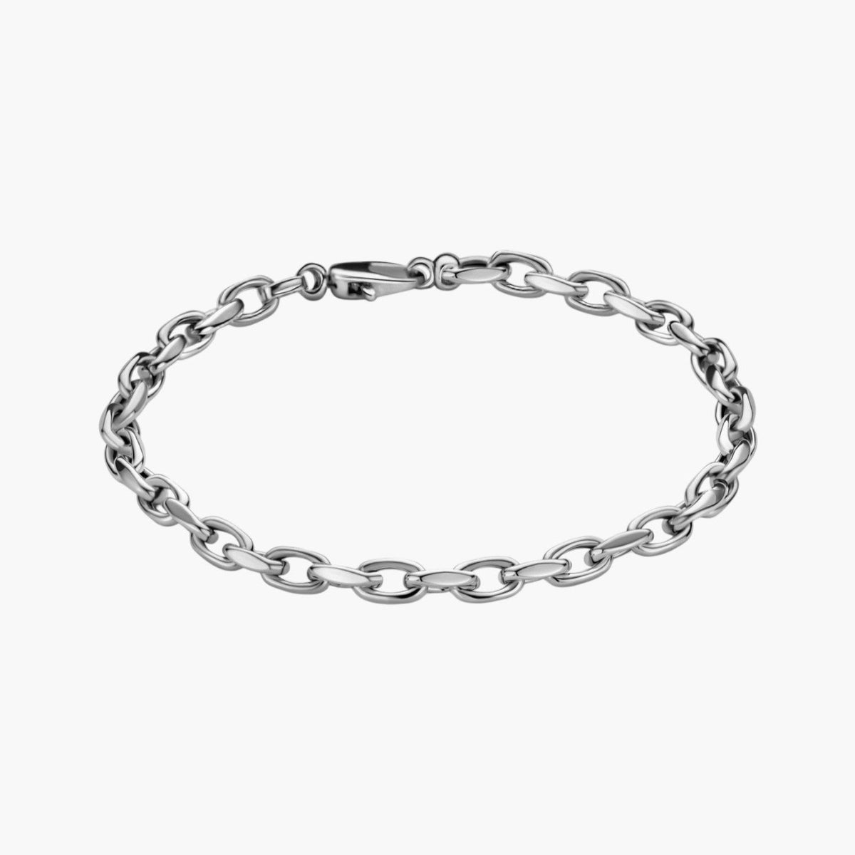 Pulseira de Elos em Aço Inoxidável