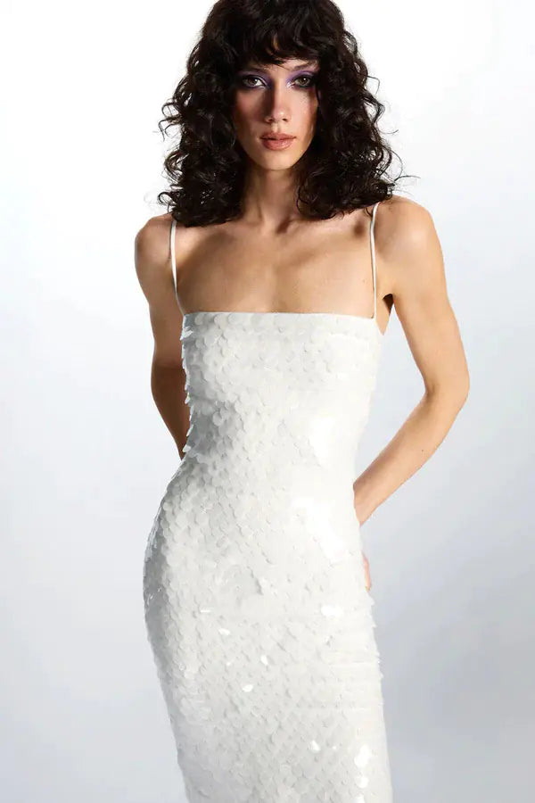 Women's Fashion Irregular Sequin Dress