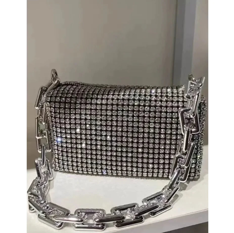 Diamond Metal Clutch