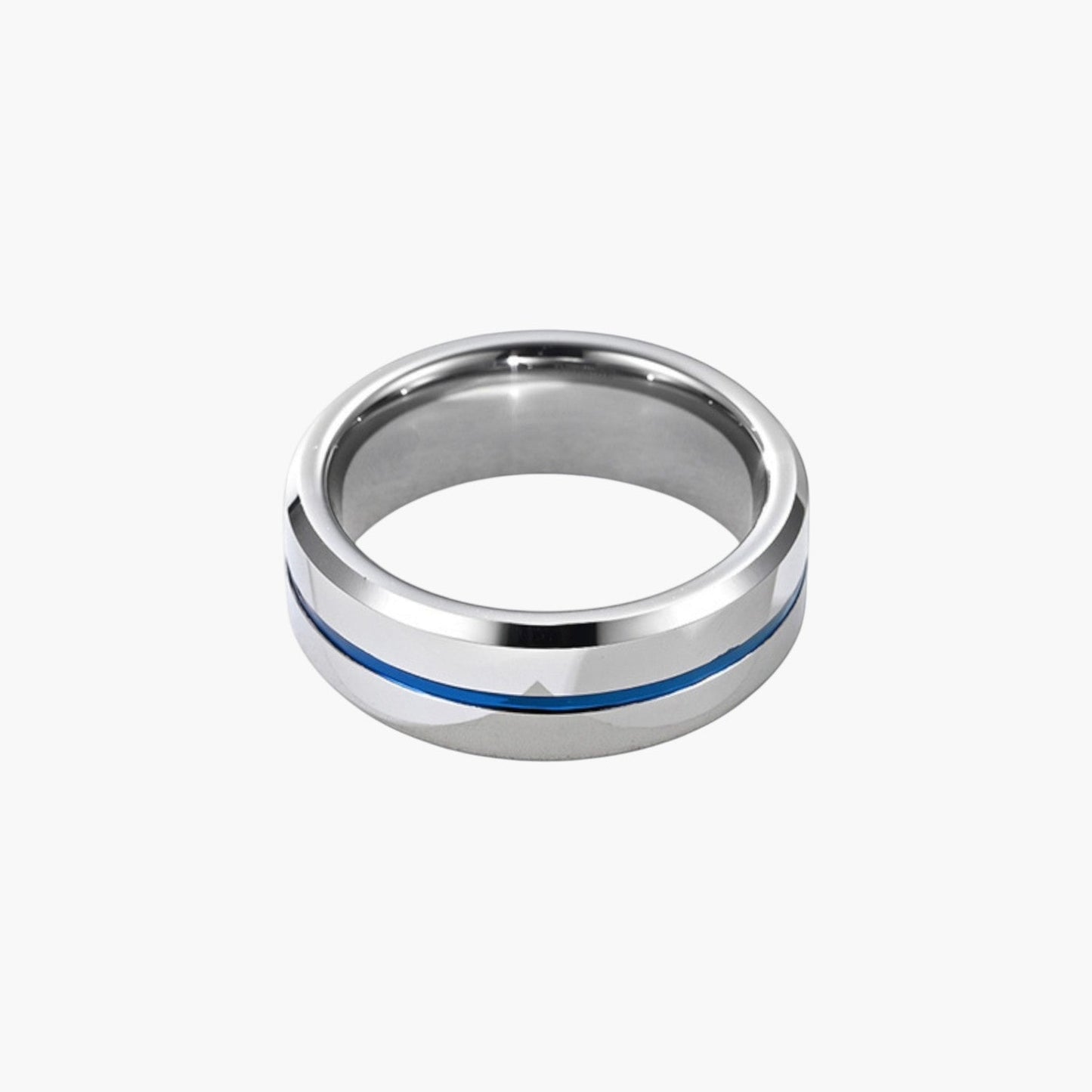 Anel Minimalista em Aço de Tungsténio