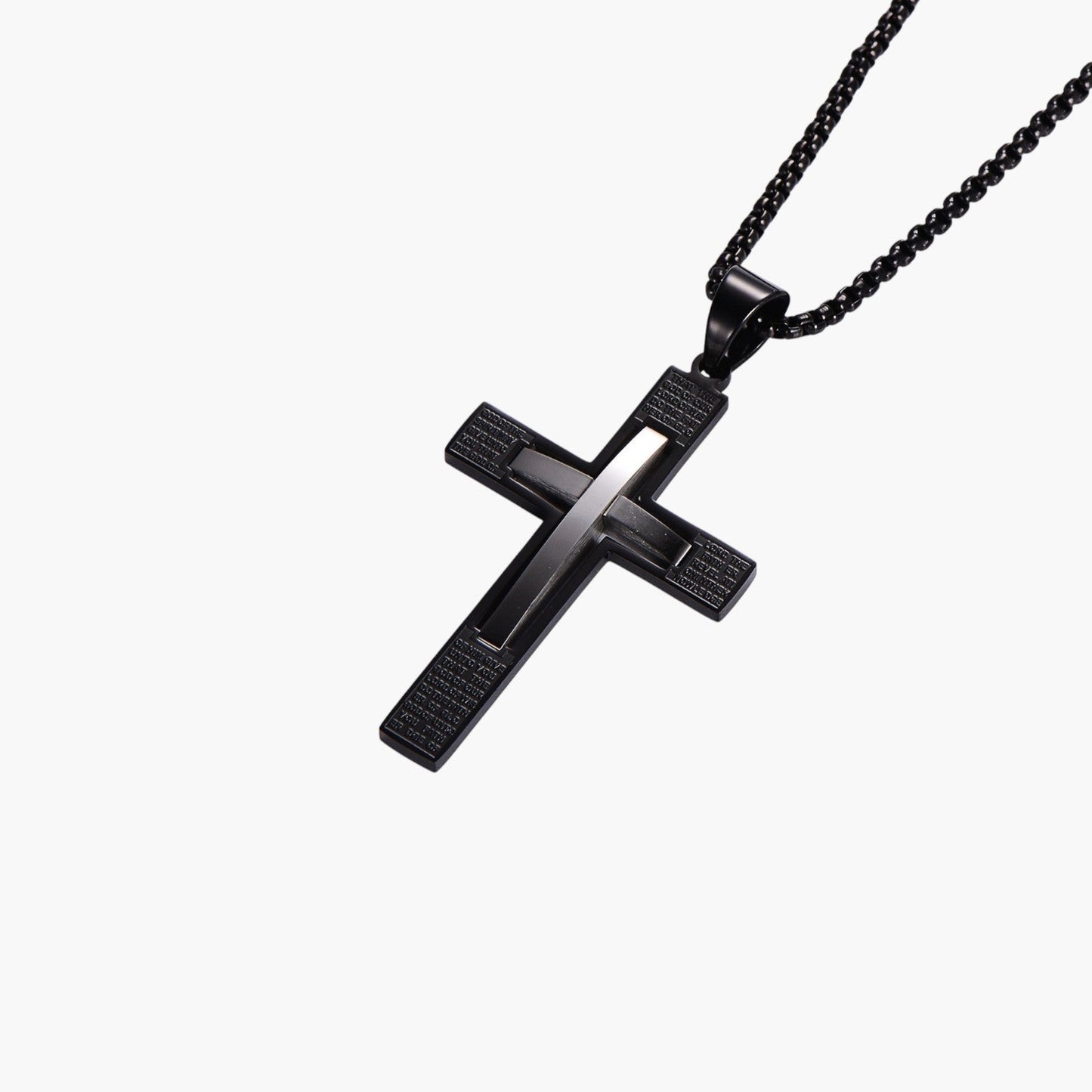 Colar Cruz em Aço Inoxidável