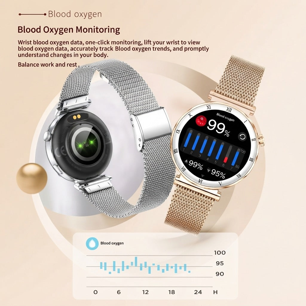 Smartwatch Bluetooth de Monitorização de Saúde
