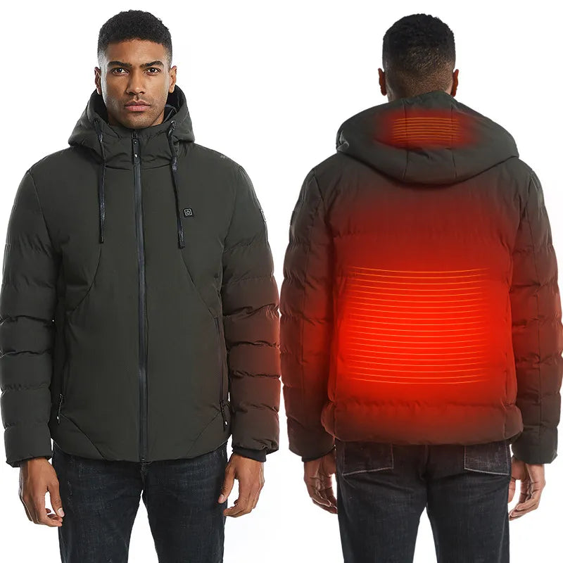 Men’s Heated Winter Jacket & Vest – USB Rechargeable Thermal Coat