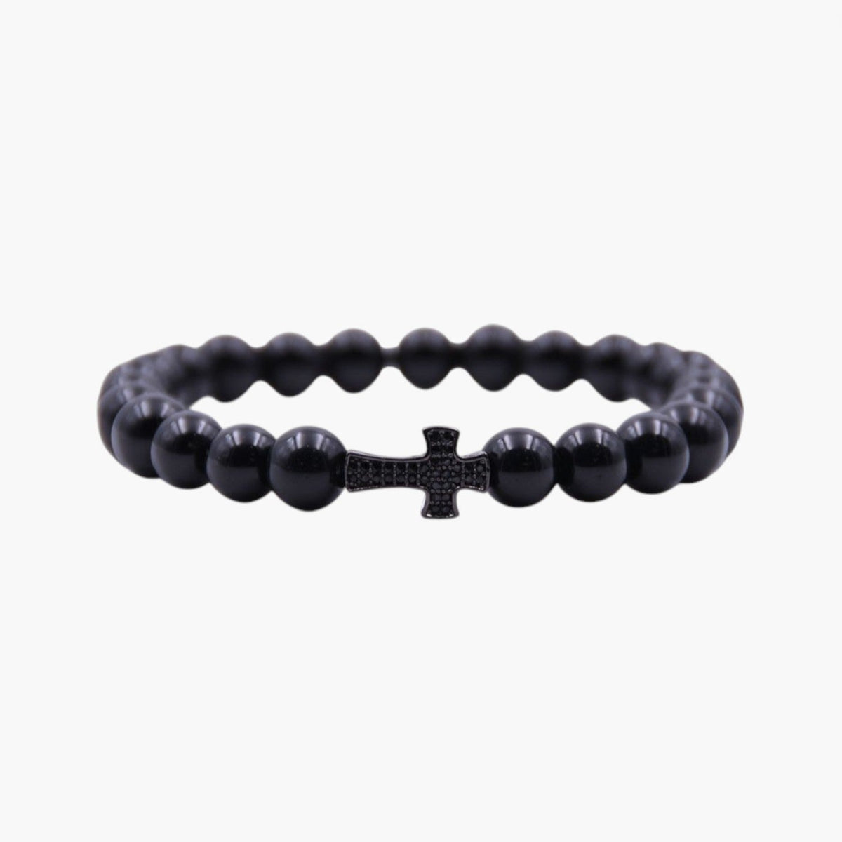 Pulseiras Cruz em Pedra Natural