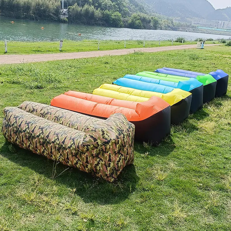 Inflatable Lounger Sofa Bed – Portable Air Couch for Beach, Camping & Garden