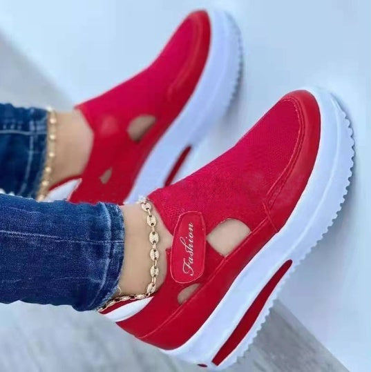 Women's Sneakers Summer New Ladies Casual Low Wedge Breathable Non-Slip Comfort  Sport  Shoes Fashion Style