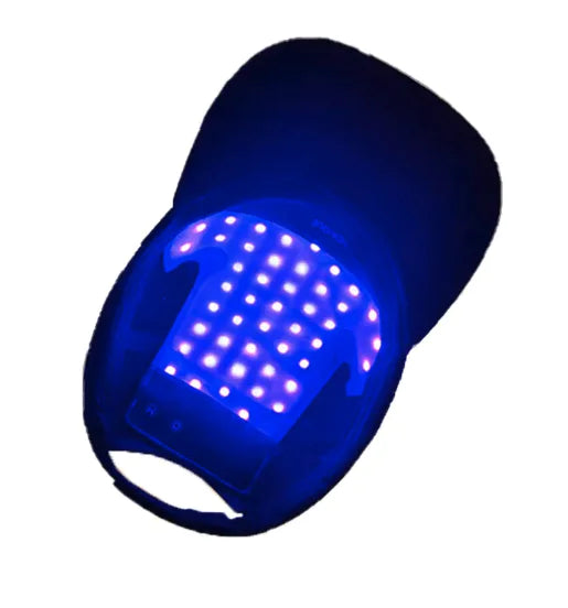 LED Hair Growth Therapy Cap with Red & Blue Light – Stimulates Regrowth and Helps Reduce Chemotherapy-Related Hair Loss