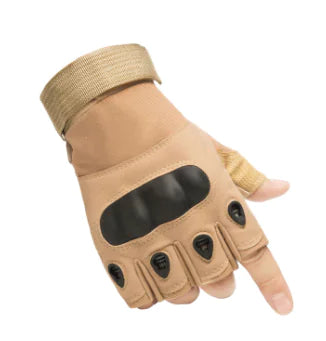 Men’s Half-Finger Tactical Outdoor Gloves – Anti-Slip Protective Grip