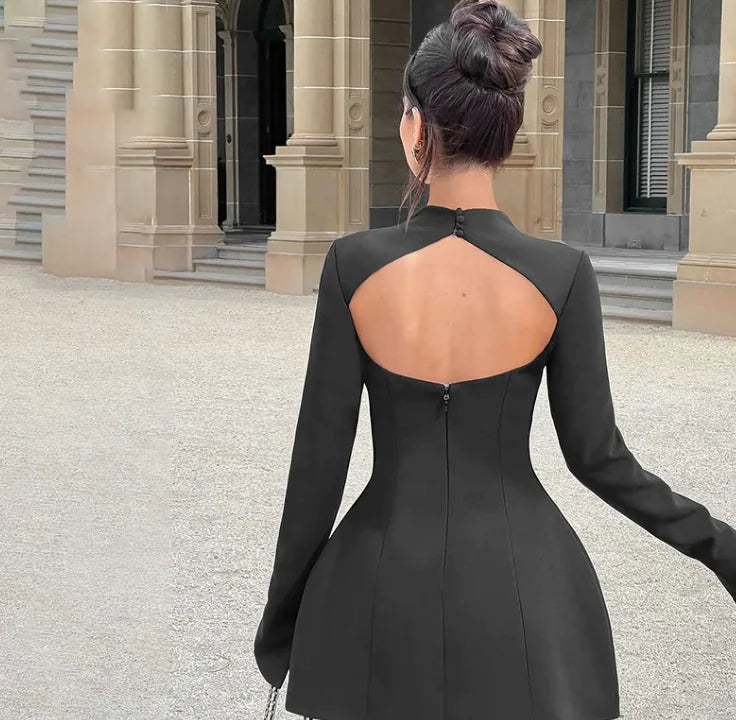 Elegant Short Black Dress