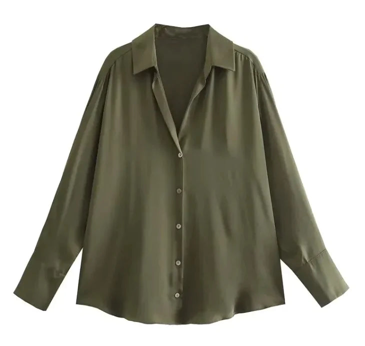 Silk Satin Blouse