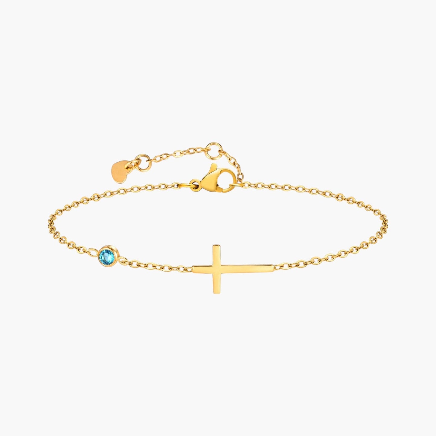 Pulseira 12 Pedras de Nascimento em Aço Inoxidável