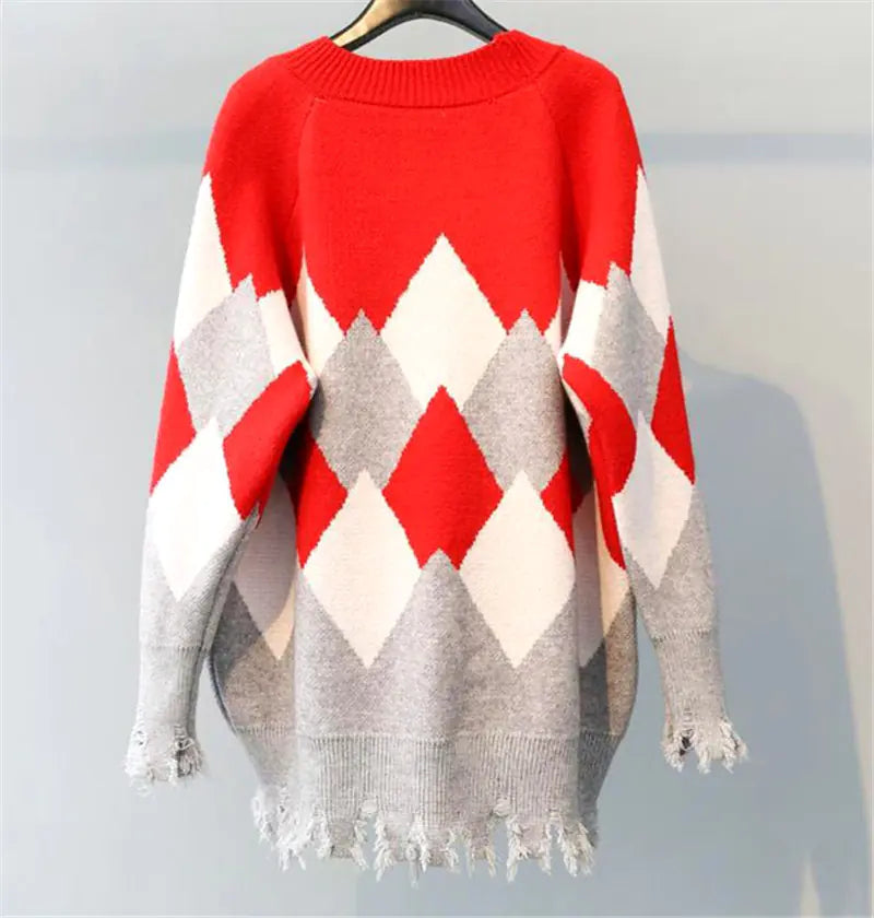 Cat Sequin Knit Sweater