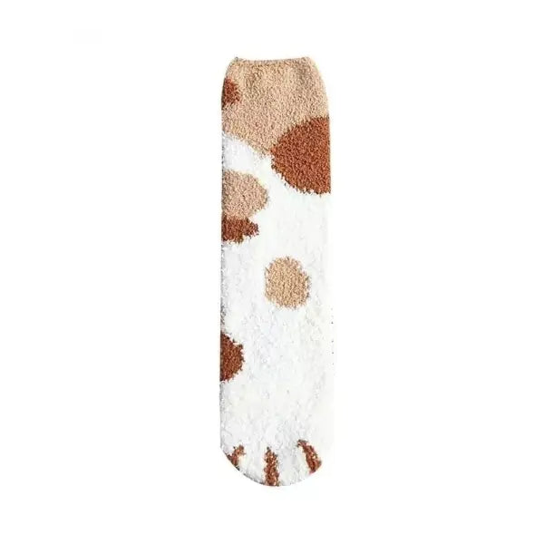 Cozy Cat Paw Cotton Socks – Unisex Cute Casual Footwear