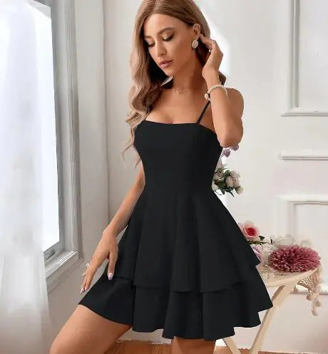 Women's Bow Bandage Slip Dress