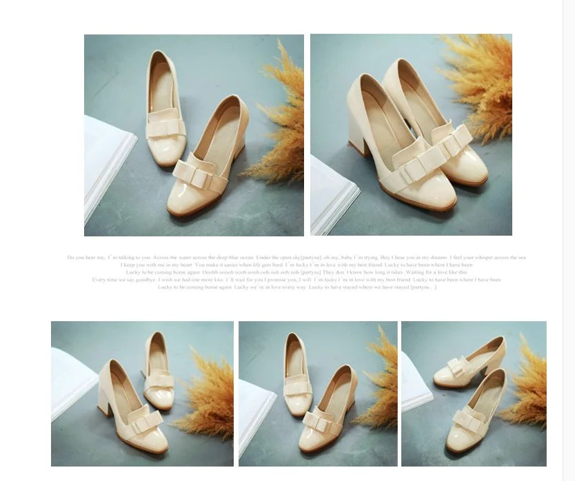 Bow High Heels - Classic and Timeless