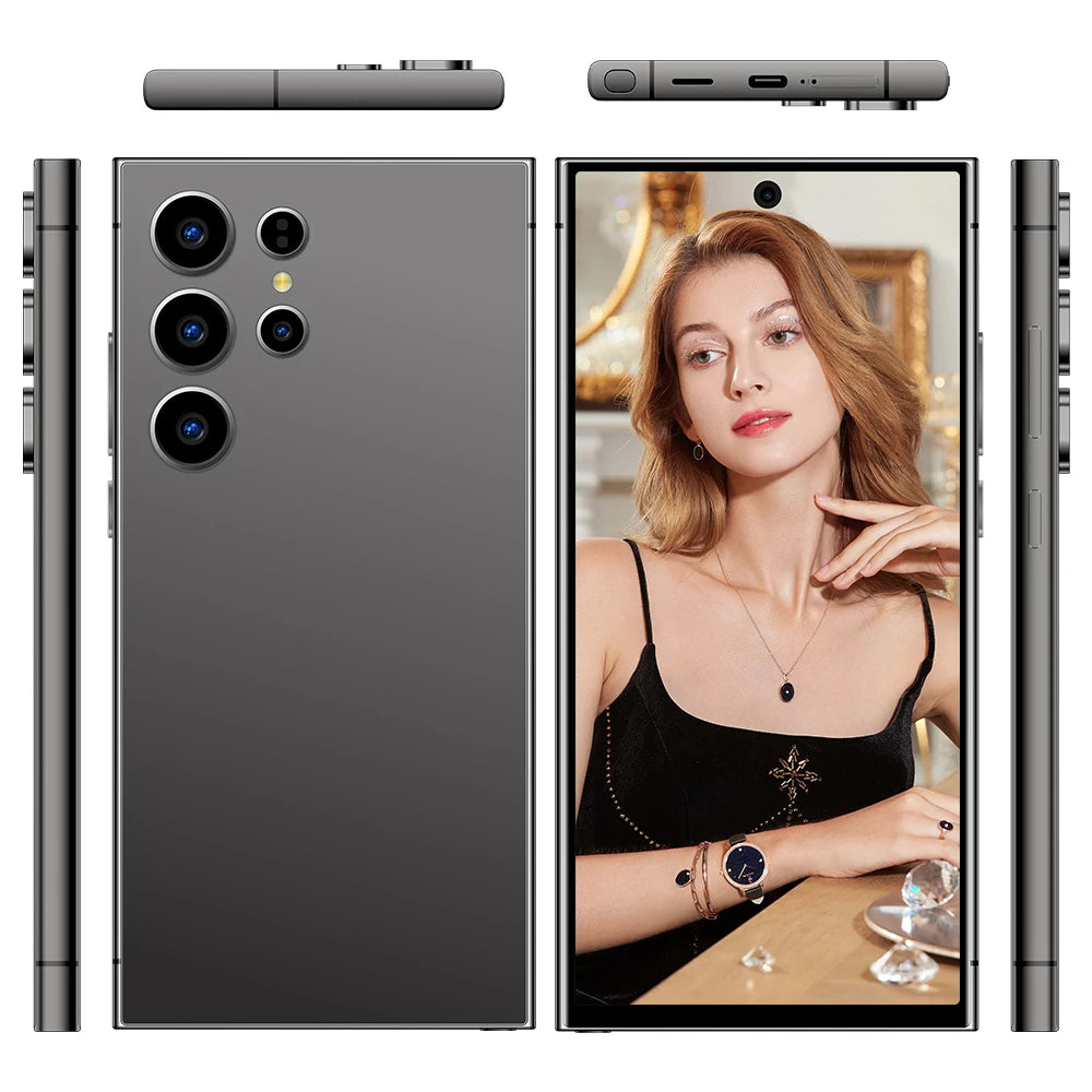 Brand New S25 S24 Ultra Original 16G 1T Version Smart Phone Low Price with Deca Core CPU Dual Sim Card 1 TB ROM