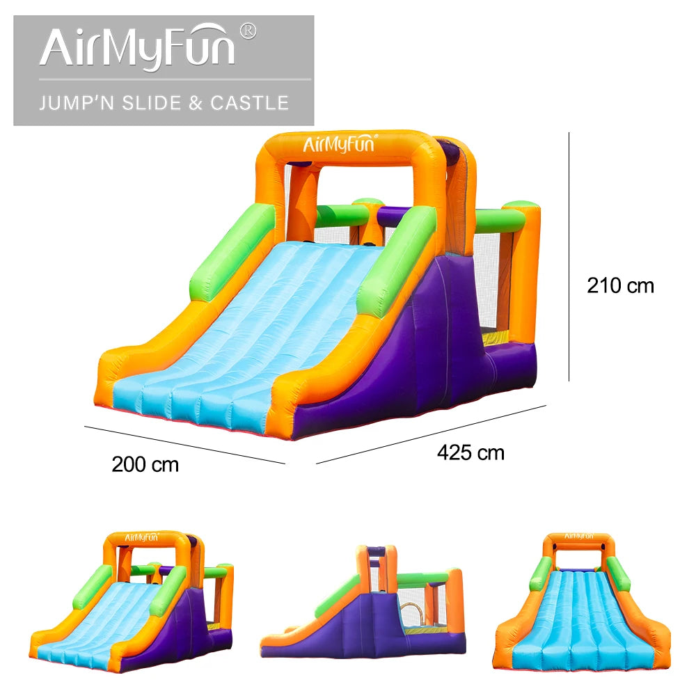 Usa in Stock AirMyFun Playground Funny Kid Toy Jumping Castle Small Slide Inflatable Bounce House for Party