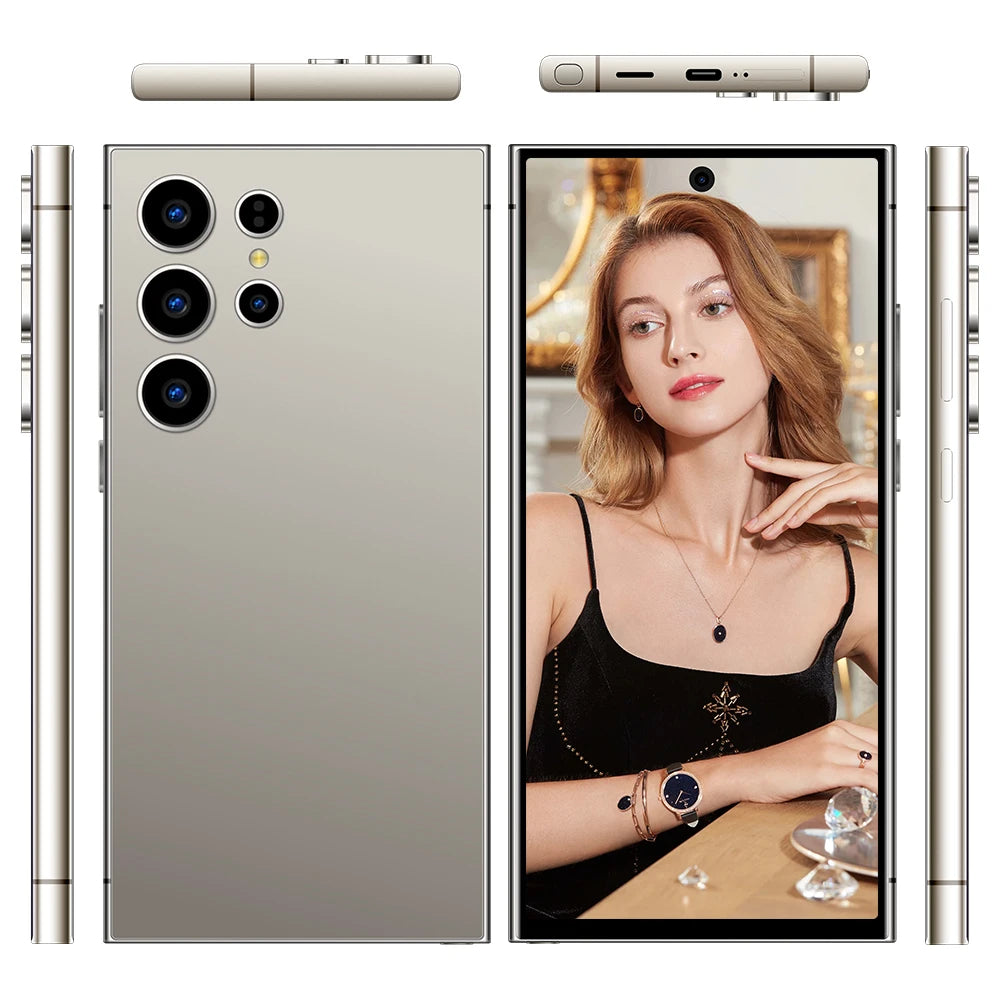 Brand New S25 S24 Ultra Original 16G 1T Version Smart Phone Low Price with Deca Core CPU Dual Sim Card 1 TB ROM