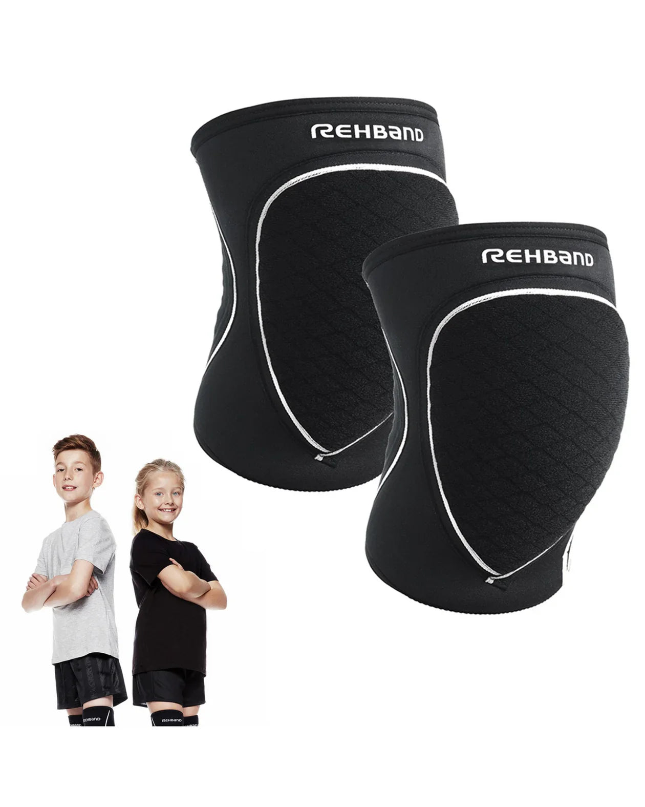 Joelheiras Rehband c/proteção Jr (par)