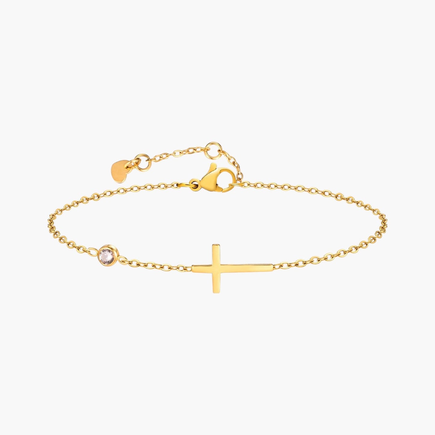 Pulseira 12 Pedras de Nascimento em Aço Inoxidável