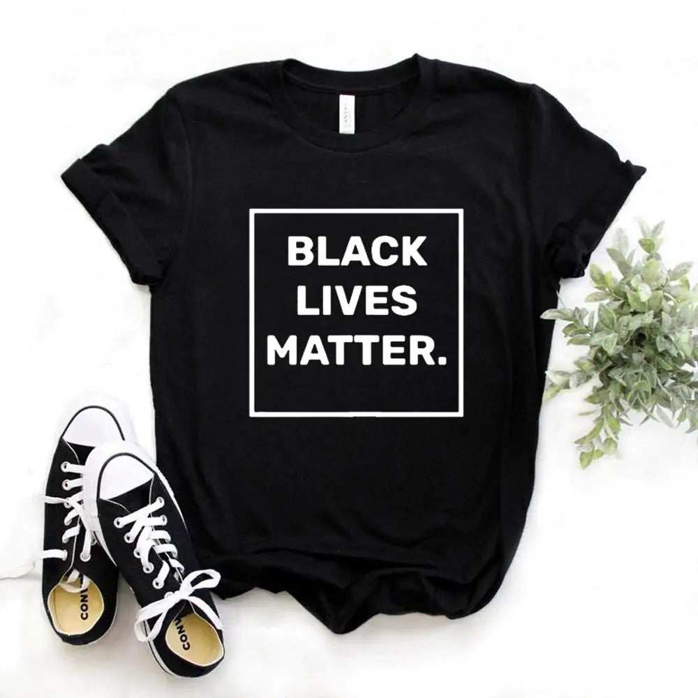 Black Lives Matter Women's Cotton T-Shirt