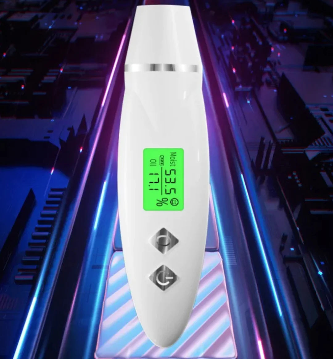 Smart Skin Analyzer Pen – USB Rechargeable Facial Moisture & Oil Tester