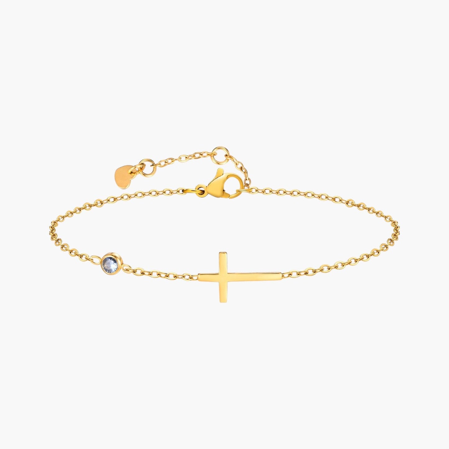 Pulseira 12 Pedras de Nascimento em Aço Inoxidável