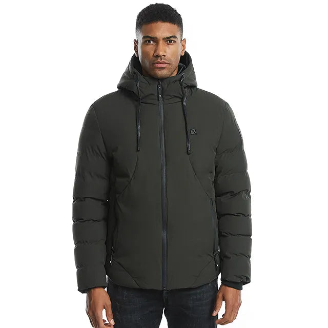 Men’s Heated Winter Jacket & Vest – USB Rechargeable Thermal Coat