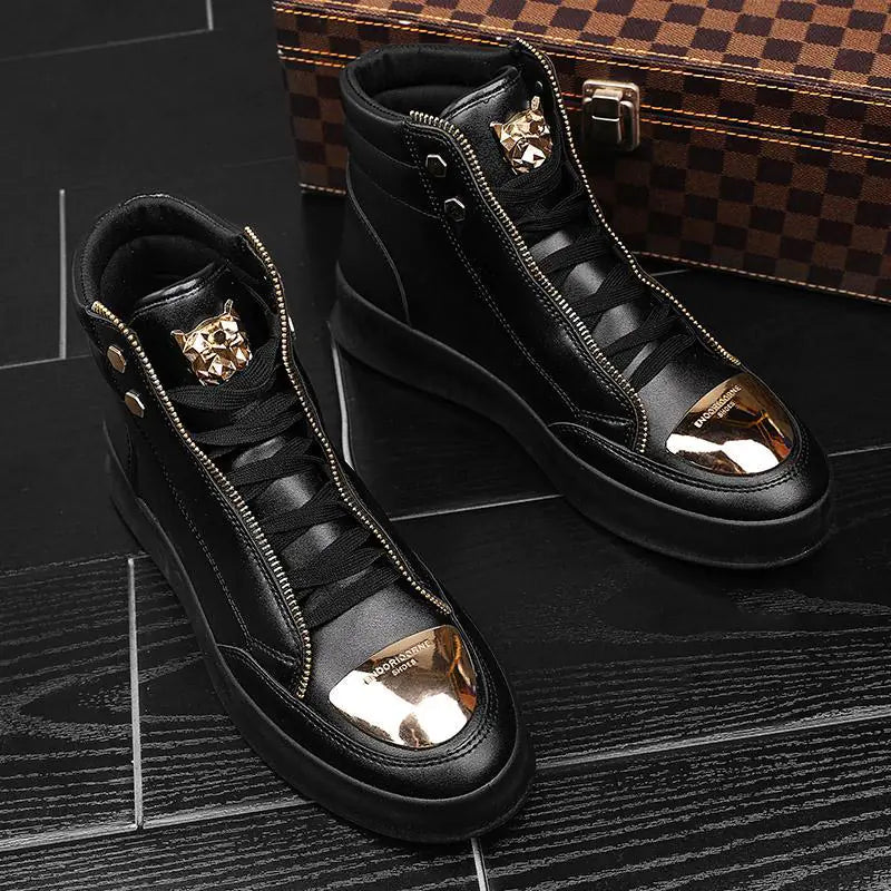 Spring New Men's High-Top Martin Boots