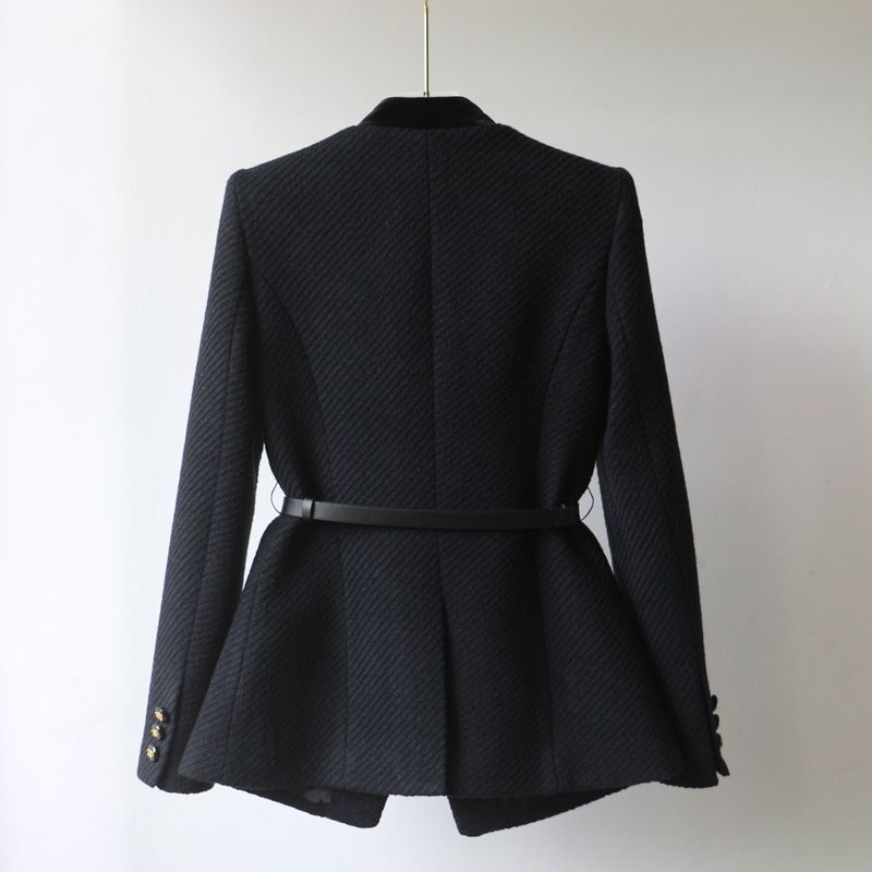 Women’s Structured Belted Blazer – Tailored Jacket