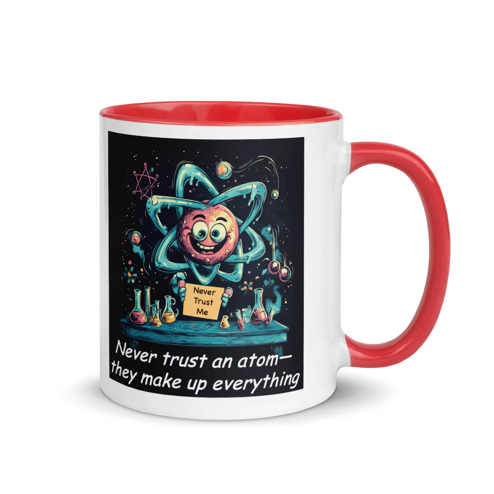 Science is Fun - White Ceramic Mug with Color Inside