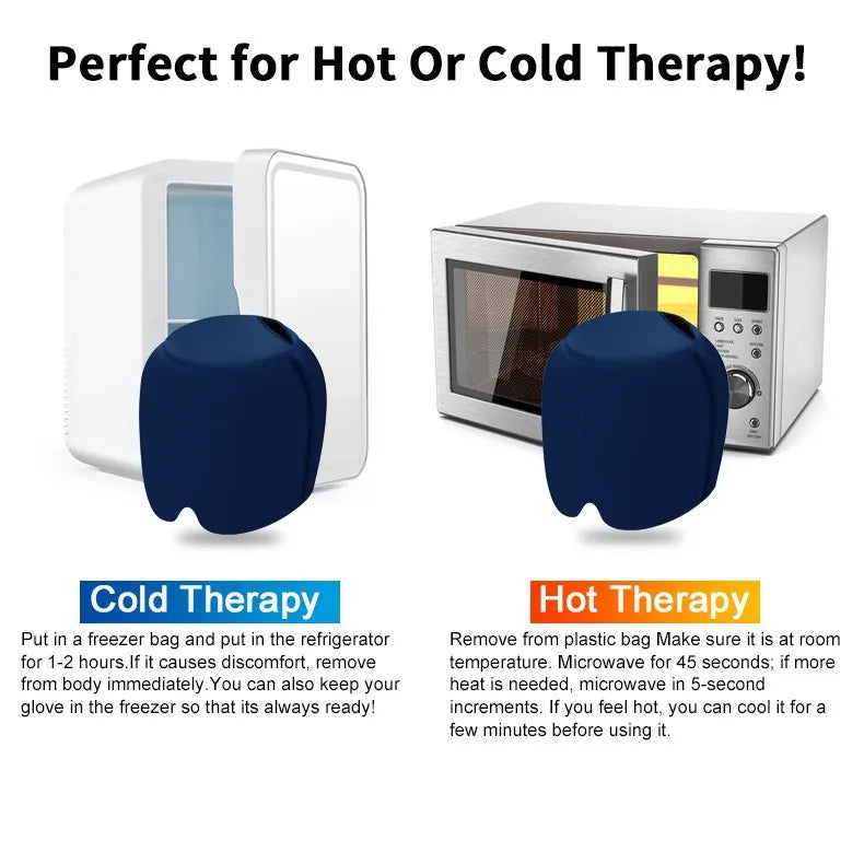 Hydrogel Ice Compress Head Cover – Hot & Cold Therapy Mask for Headache and Stress Relief