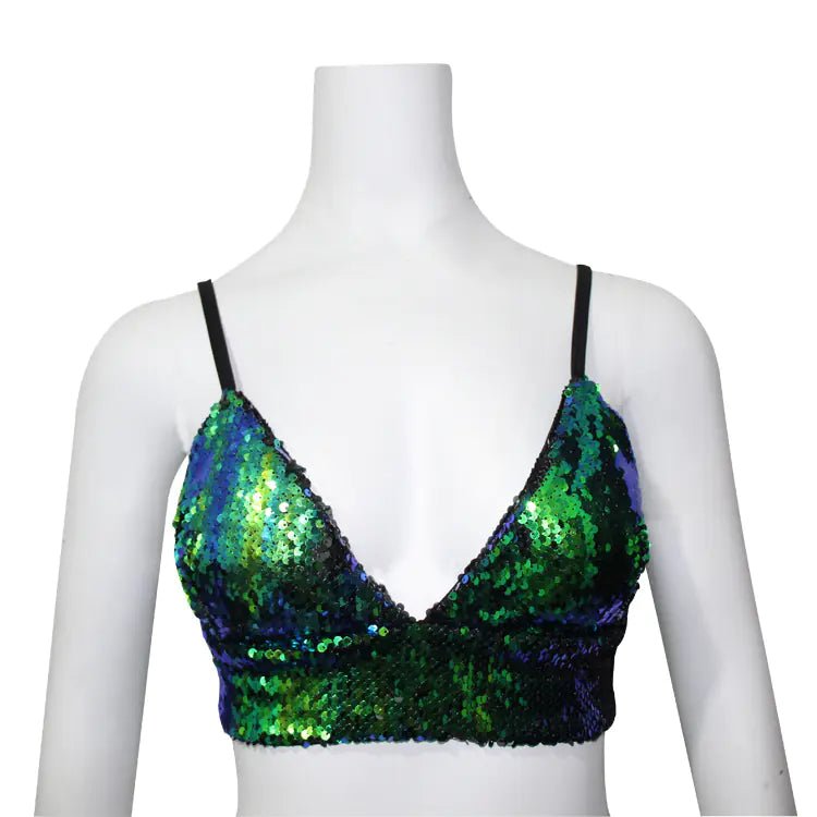 Colorful Sequin Top